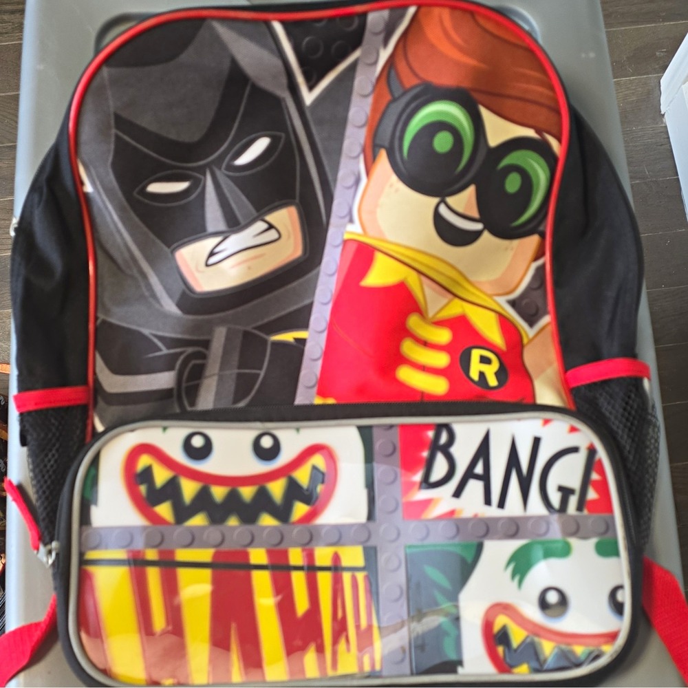 Lego Batman Childrens Backpack excellent condition